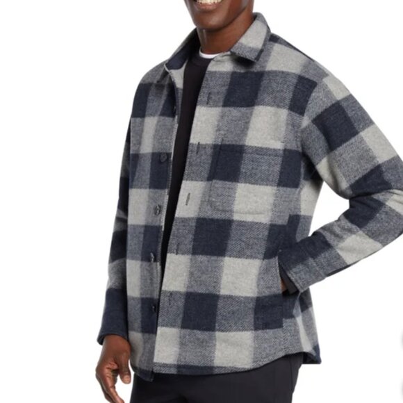 Banana Republic Men's Heritage Shirt Jacket Blue - Picture 2 of 8